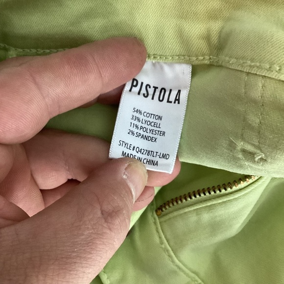 Pistola Hannah Utility Shorts Limeade Green Size 27 - Picture 6 of 6